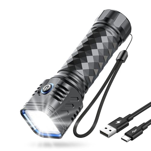 50% Off WdtPro Rechargeable Super Bright LED Flashlight - Image 1