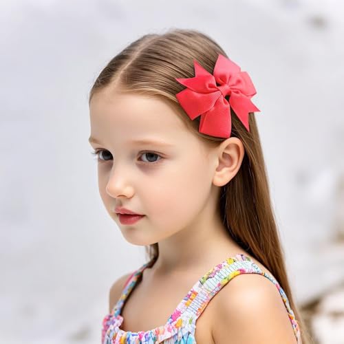 Save 22% on 40-Piece Pinwheel Hair Bows for Girls - Image 3