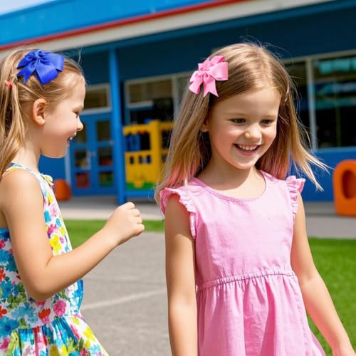 Save 22% on 40-Piece Pinwheel Hair Bows for Girls - Image 6