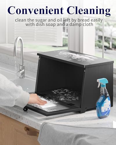 Save 34% on Kitsure Wooden Bread Box with Window - Image 6