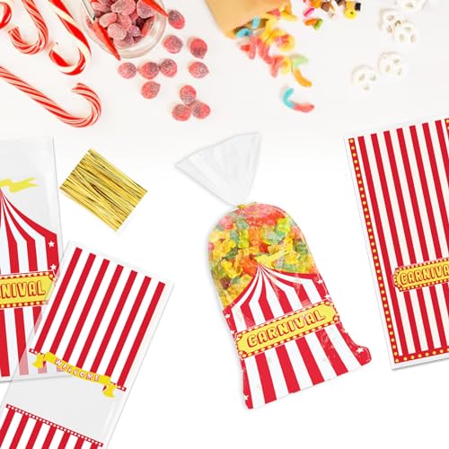 50% Off 120-Pack Carnival Gift Bags with Twist Ties - Image 4