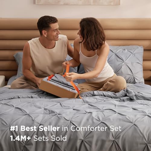 Save 43% on Bedsure King Size 7-Piece Comforter Set - Image 3