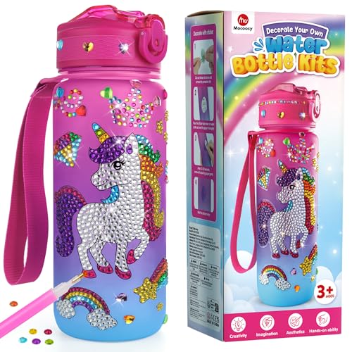 69% Off Mocoosy Unicorn Water Bottle with Stickers for Girls - Image 1