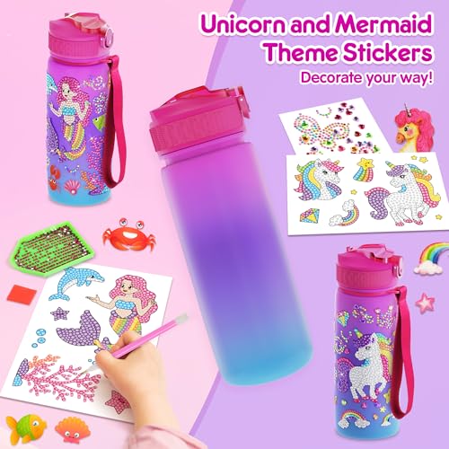 69% Off Mocoosy Unicorn Water Bottle with Stickers for Girls - Image 4