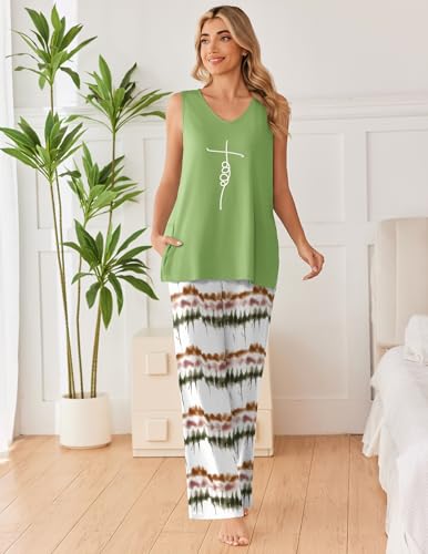 Save 40% on Ekouaer Women's Sleeveless Pajama Set - Image 3