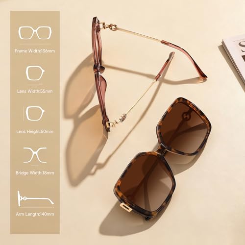 Save 57% on Retro Oversized Sunglasses for Women - Image 6