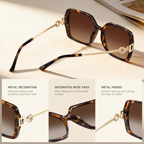 Save 57% on Retro Oversized Sunglasses for Women - Image 7