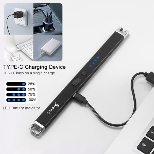 42% Off SUPRUS Windproof USB Rechargeable Arc Lighter - Image 4