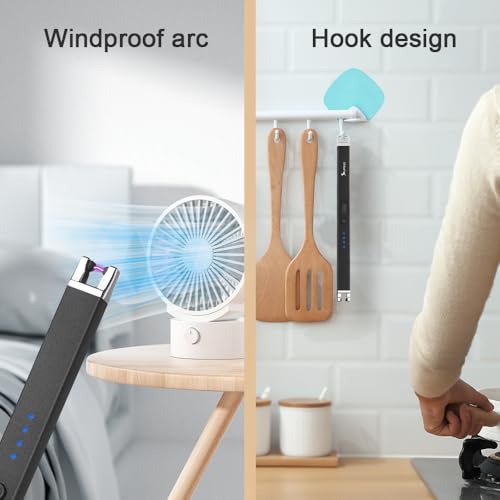 42% Off SUPRUS Windproof USB Rechargeable Arc Lighter - Image 6