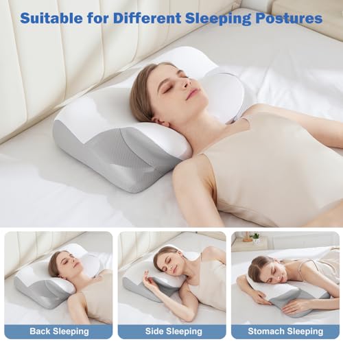 Save 37% on Cooling Cervical Neck Pillow for Pain Relief - Image 3