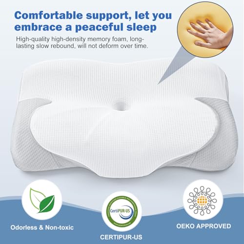 Save 37% on Cooling Cervical Neck Pillow for Pain Relief - Image 4