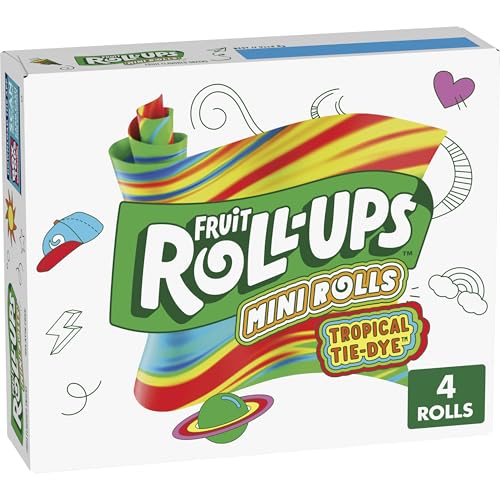 Fruit Roll-Ups Tropical Tie-Dye Mini Rolls for $1 - Image 1