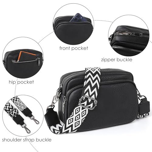 Save 40% on TANTOMI Vegan Leather Crossbody Bag for Women - Image 4