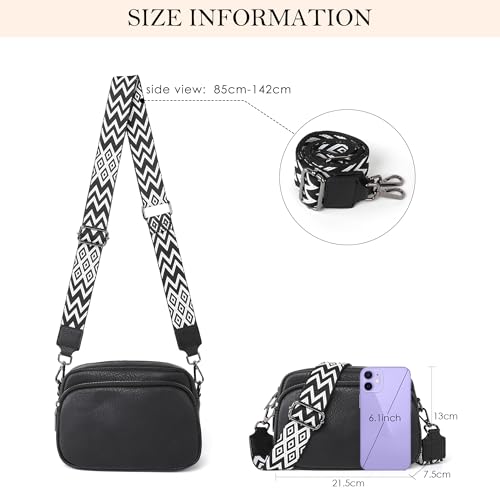 Save 40% on TANTOMI Vegan Leather Crossbody Bag for Women - Image 5