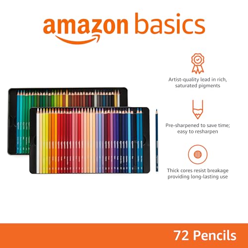 Save 11% on Amazon Basics 72-Count Colored Pencils - Image 2