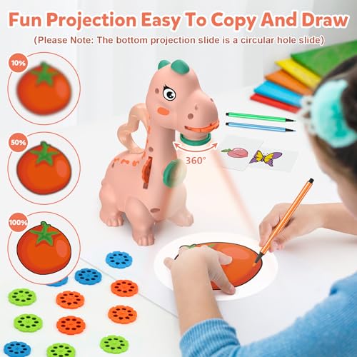 Save 50% on KETIEE Dinosaur Drawing Projector Toy for Kids - Image 4