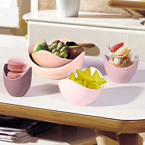 Notakia Lotus Salad Bowls - 5-Pack Ceramic Set - Image 4