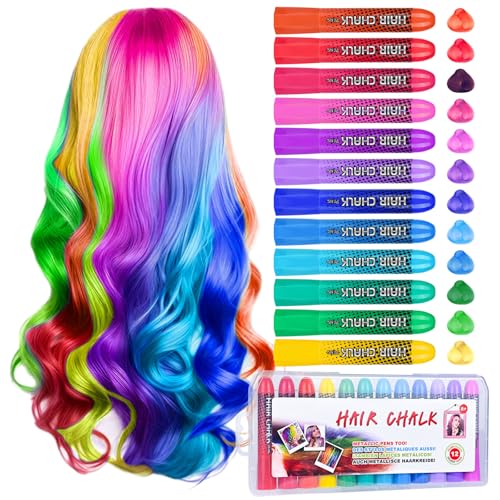 Save $3 on 12-Color Hair Chalk Pens for Girls with Code - Image 1