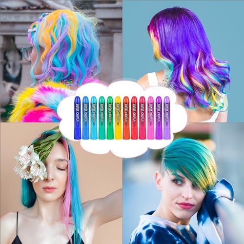 Save $3 on 12-Color Hair Chalk Pens for Girls with Code - Image 2