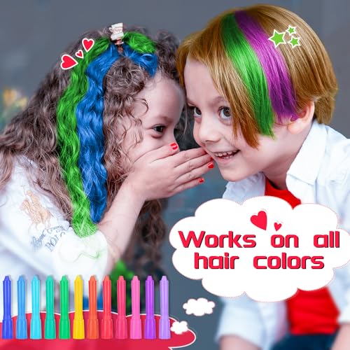 Save $3 on 12-Color Hair Chalk Pens for Girls with Code - Image 4