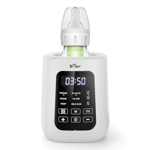 Bear Baby Bottle Warmer with Fast Warming & Auto Shut-Off - Image 1