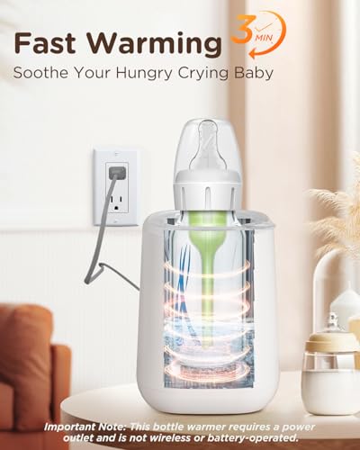 Bear Baby Bottle Warmer with Fast Warming & Auto Shut-Off - Image 3