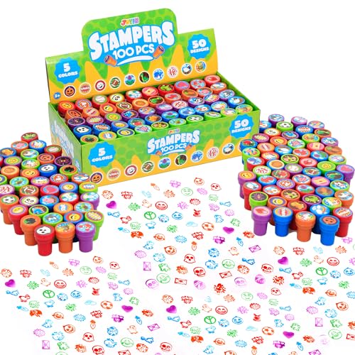 Save $10 on JOYIN 100-Piece Kids Self-Ink Stamp Set - Image 1