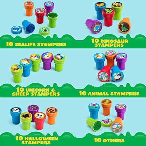 Save $10 on JOYIN 100-Piece Kids Self-Ink Stamp Set - Image 3