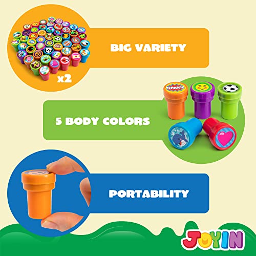 Save $10 on JOYIN 100-Piece Kids Self-Ink Stamp Set - Image 4