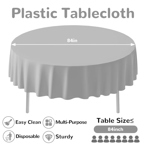 Save 50% on 20-Pack Disposable Plastic Tablecloths - Image 2