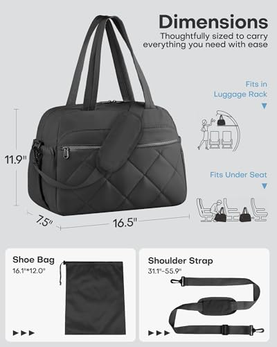 HOTOR Lightweight Gym & Travel Duffle Bag for Women - Image 4