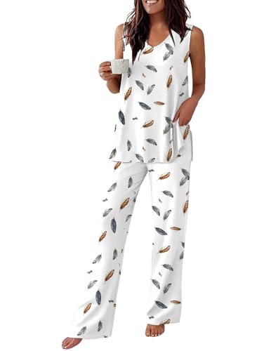 Save 20% on Ekouaer Women's Sleeveless Pajama Set - Image 1