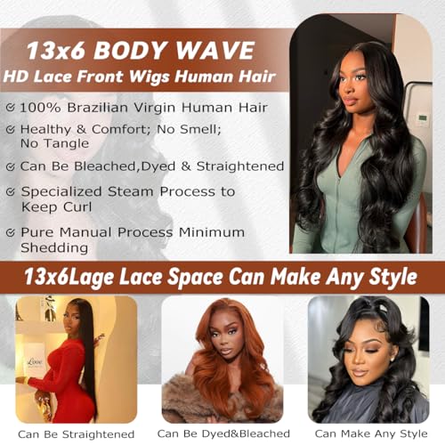 Save $46 on 30-inch Brazilian Human Hair Lace Front Wig - Image 4