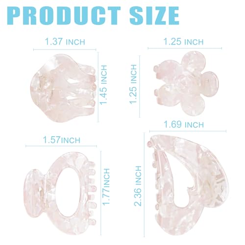 50% Off TOCESS 8-Pack Small Floral Hair Clips for Women - Image 7