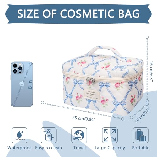Save 38% on Gosect Floral Makeup Bag for Travel - Image 2