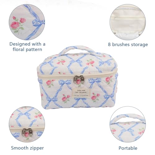 Save 38% on Gosect Floral Makeup Bag for Travel - Image 4