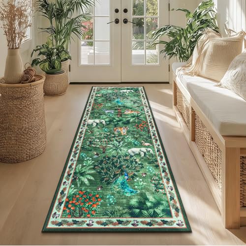 Save on Yamaziot Jungle Animal Print Runner Rug with Code - Image 1