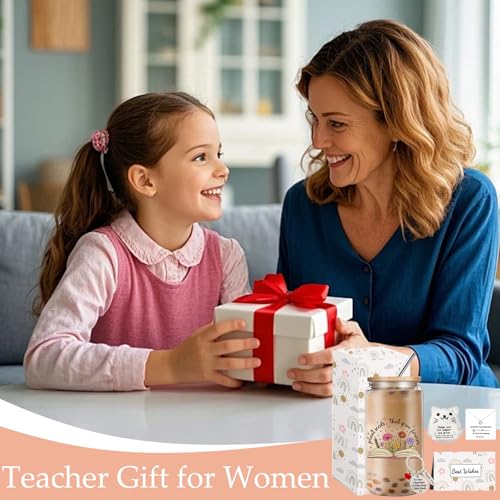 Teacher Appreciation Gift Set with Glass Cup & Cat Doll - $9.99 - Image 6