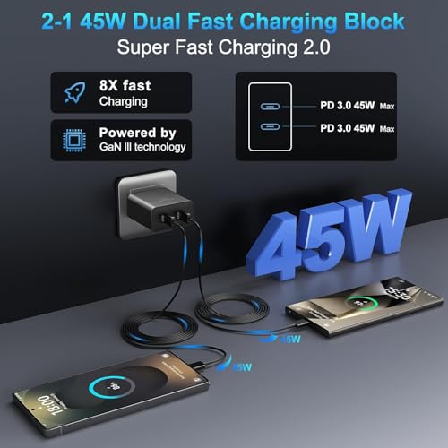 Save $4 on 45W Fast Charger Set with Code Y5B6RQRV - Image 2