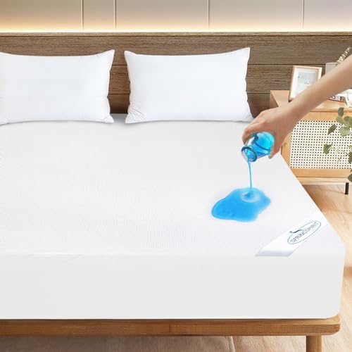 45% Off Queen Mattress Protector - Waterproof & Machine Washable - Image 1