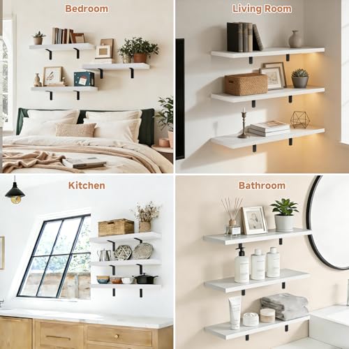 Save 54% on Duvique Floating Shelves Set of 3 - Image 5