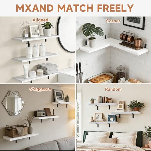 Save 54% on Duvique Floating Shelves Set of 3 - Image 6