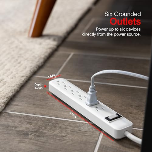 Save 39% on GE 6-Outlet Power Strip 2-Pack - Image 3