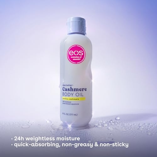 Save 13% on eos Vanilla Cashmere Body Oil for Dry Skin - Image 3