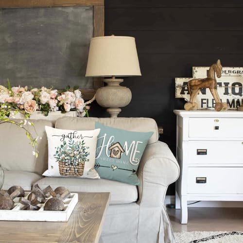 50% Off DFXSZ Farmhouse Eucalyptus Pillow Covers Set of 4 - Image 3