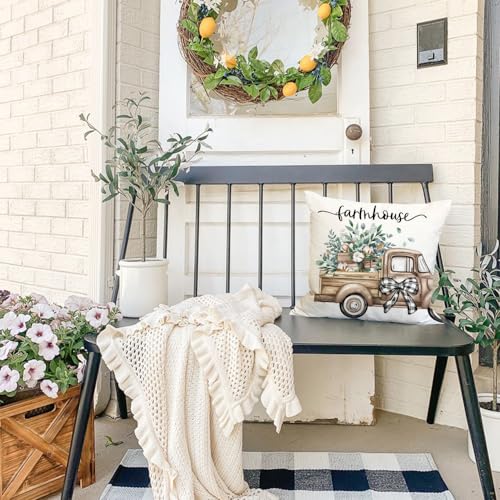 50% Off DFXSZ Farmhouse Eucalyptus Pillow Covers Set of 4 - Image 4