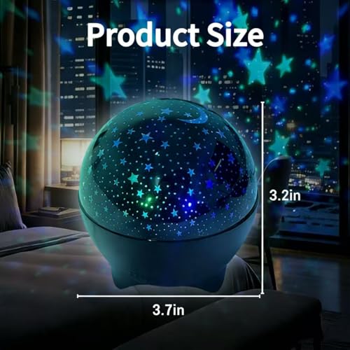 20% Off MAXROCK Star & Moon Galaxy Projector Night Light - Image 2
