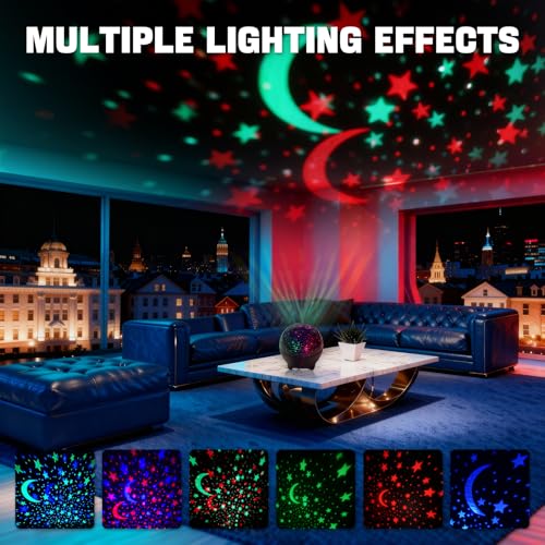 20% Off MAXROCK Star & Moon Galaxy Projector Night Light - Image 3