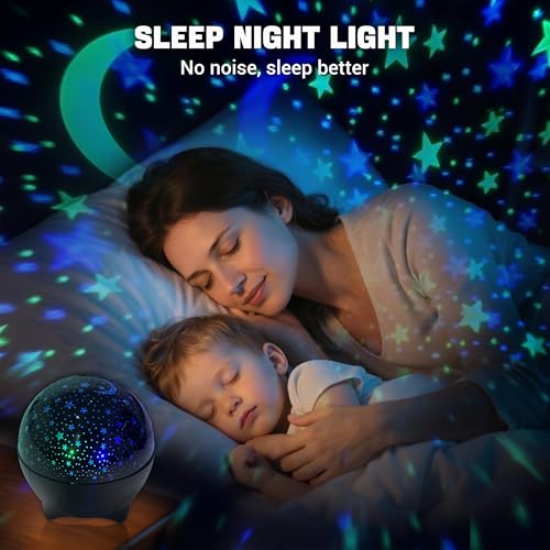 20% Off MAXROCK Star & Moon Galaxy Projector Night Light - Image 5