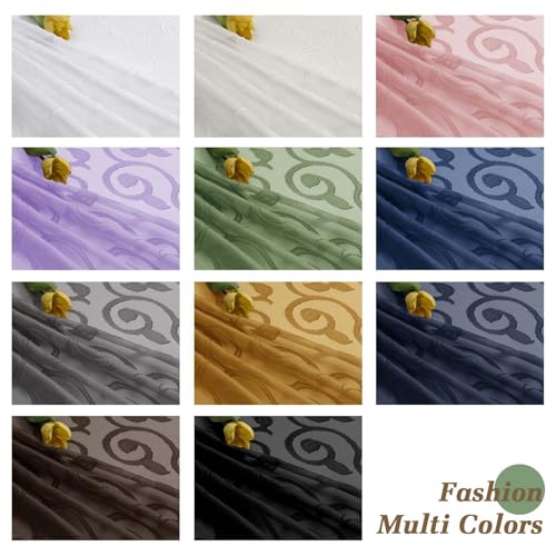 50% Off Black Sheer Curtains - 2 Panels, 72" Long - Image 7